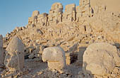 Nemrut Dagi Milli Parki, the tomb of King  Antiochos I, est terrace 